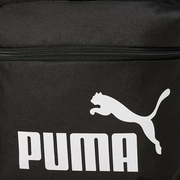 Mochila con solapa PUMA PHASE, PUMA Black, large-MEX