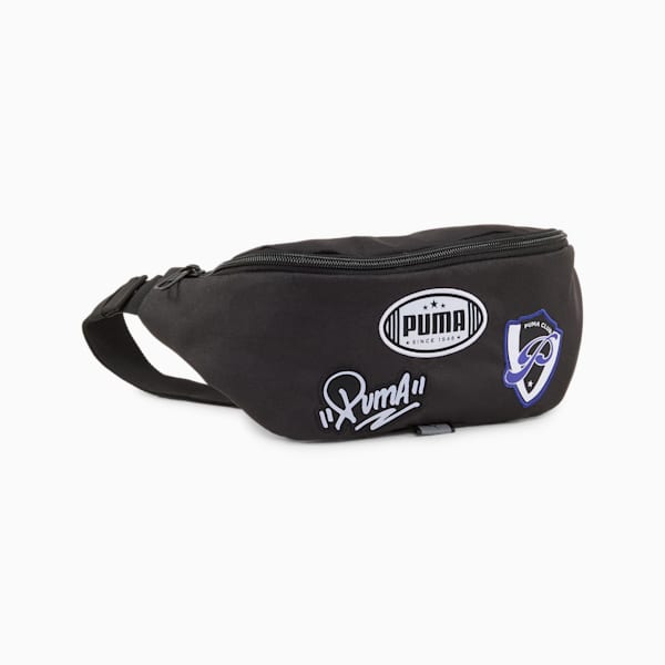 PUMA 1L Patch Waist Bag, PUMA Black, large-ZAF