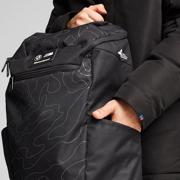 Mochila BMW M Motorsport Statement, PUMA Black-AOP, large-ARG
