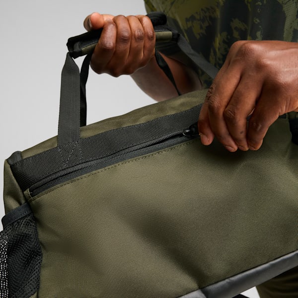 Bolso deportivo de entrenamiento pequeño, Dark Olive, large-ARG