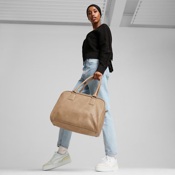Bolso de mano PUMA League, Toasted Almond, large-MEX