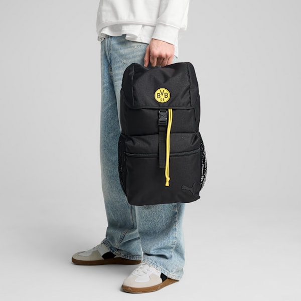 Mochila Borussia Dortmund ftblARCHIVE, PUMA Black-Faster Yellow, large-ARG