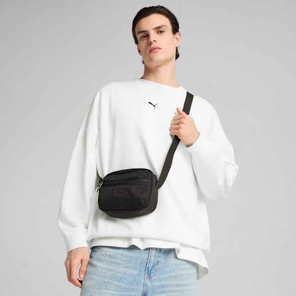 Essentials 2L Crossbody Bag, PUMA Black, large-ZAF