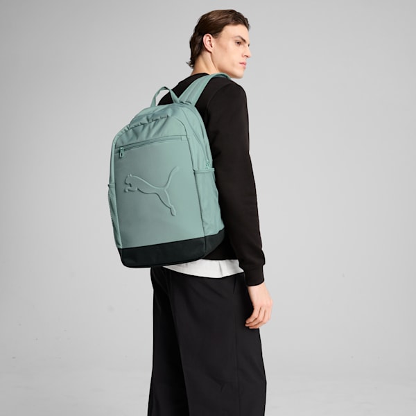 PUMA Buzz Backpack, Green Moon, large-ZAF