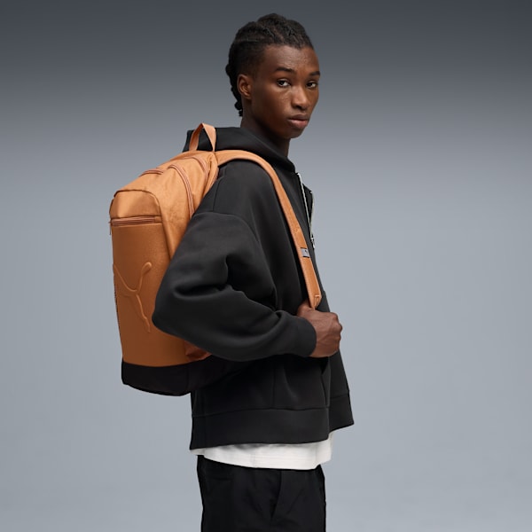 PUMA Buzz 28L Backpack, Melted Caramel, large-ZAF