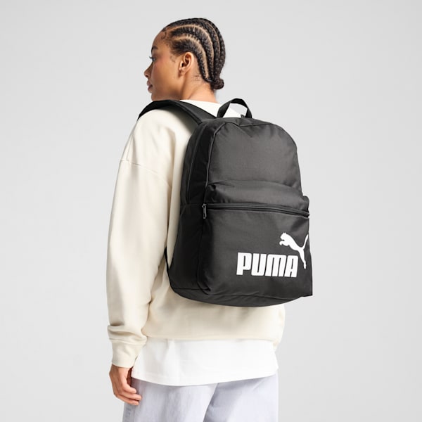 PUMA Phase Backpack, PUMA Black, large-ZAF