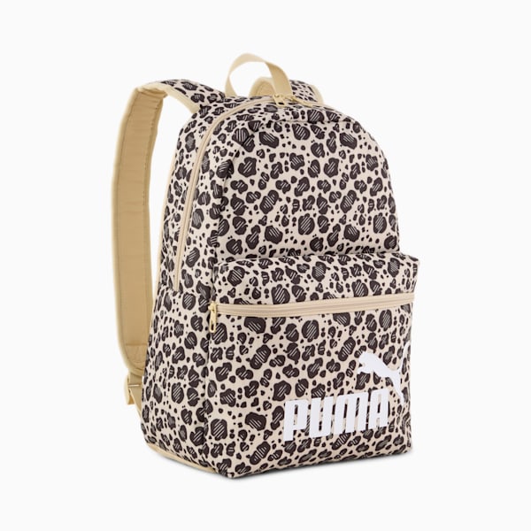Mochila estampada PUMA Phase, Toasted Almond-Animal-AOP, large-MEX