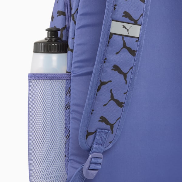 PUMA Phase All-Over Print 22L Backpack, Blue Crystal-Puma Logo AOP, large-ZAF