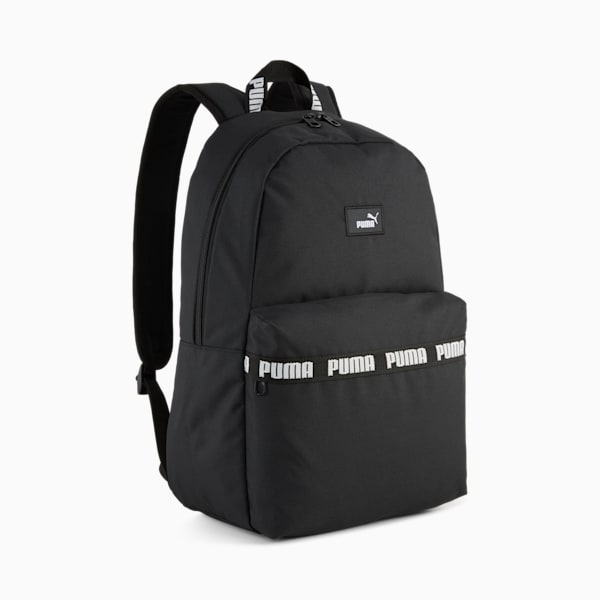 PUMA Phase Tape Backpack, PUMA Black, large-ZAF