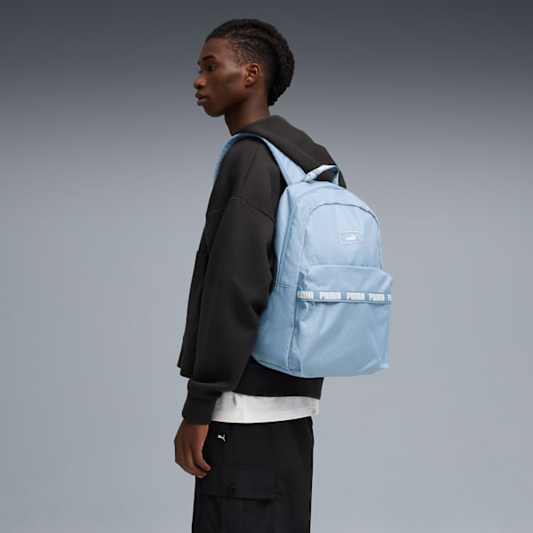 PUMA Phase Tape Backpack, Cool Blue, large-ZAF
