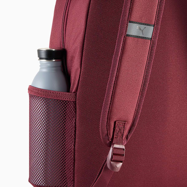 PUMA Phase Tape Backpack, Ruby Shimmer, large-ZAF