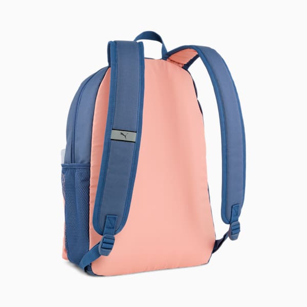 PUMA Phase Colour-block Backpack, Blue Crystal-Colorblock, large-ZAF
