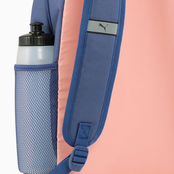 PUMA Phase Colour-block Backpack, Blue Crystal-Colorblock, large-ZAF