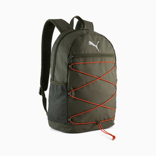 PUMA Plus 20L Backpack II, Dark Olive, large-ZAF