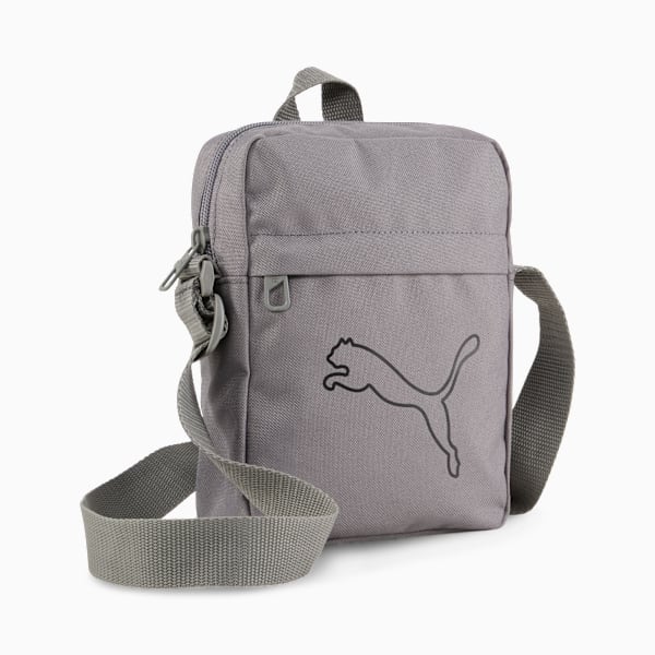 PUMA Plus Portable Bag, Cast Iron, large-ZAF