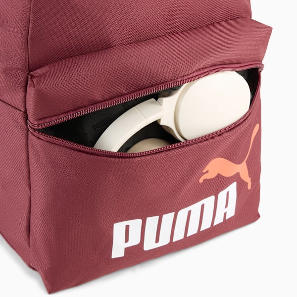 PUMA Phase Backpack Set, Ruby Shimmer-Glowing Red, large-ZAF