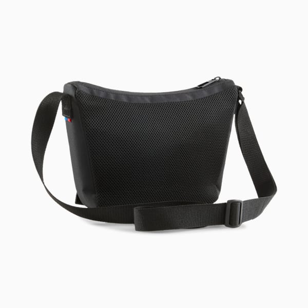 BMW M Motorsport LIFESTYLE 5L Small Messenger Bag, PUMA Black-AOP, large-MEX