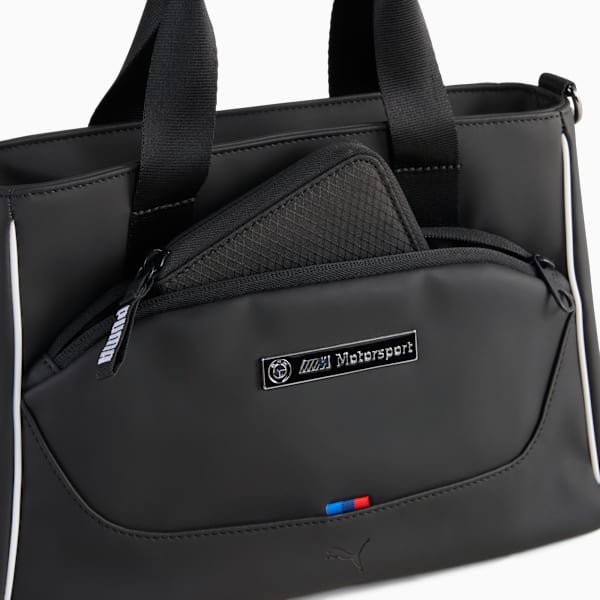 Cartera de mano BMW M Motorsport para mujer, PUMA Black, large-MEX