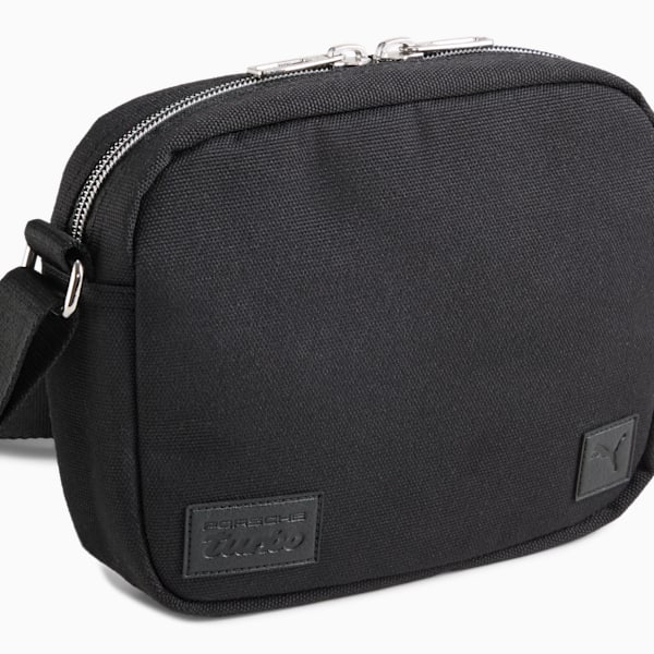 Porsche Legacy 2L Small Crossbody Bag, PUMA Black, large-ZAF