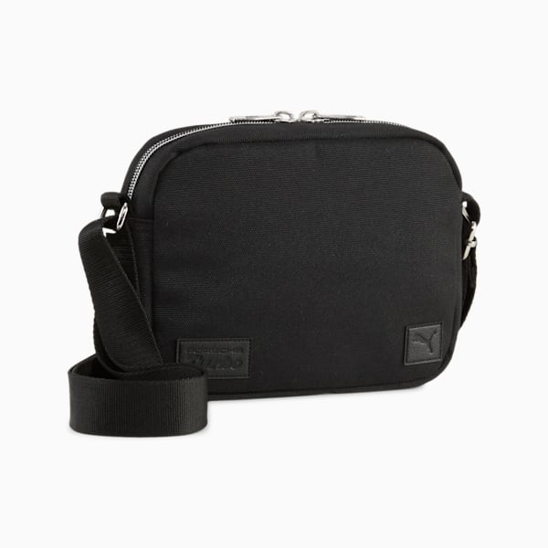 Porsche Legacy 2L Small Crossbody Bag, PUMA Black, large-ZAF