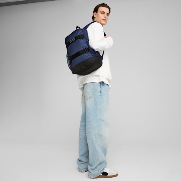 PUMA Deck 29L Backpack, PUMA Navy, large-ZAF
