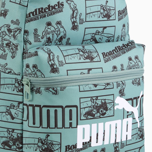 PUMA Phase Small 13L Backpack, Green Moon-Mid 90ies, large-ZAF