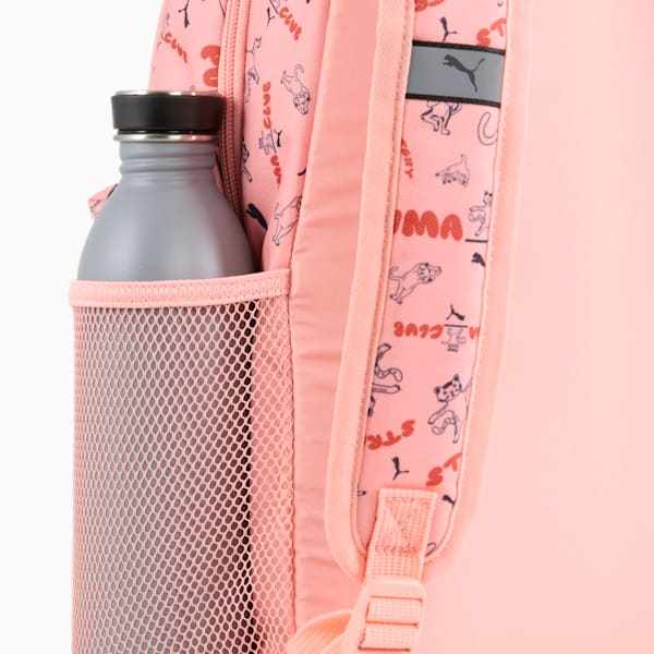 PUMA Phase Small 13L Backpack, Pink Fruit-Stretchy Cat AOP, large-ZAF