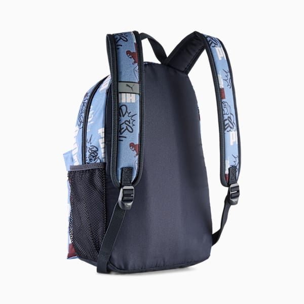 PUMA Phase Small 13L Backpack, Cool Blue-Mid 90ies AOP, large-ZAF