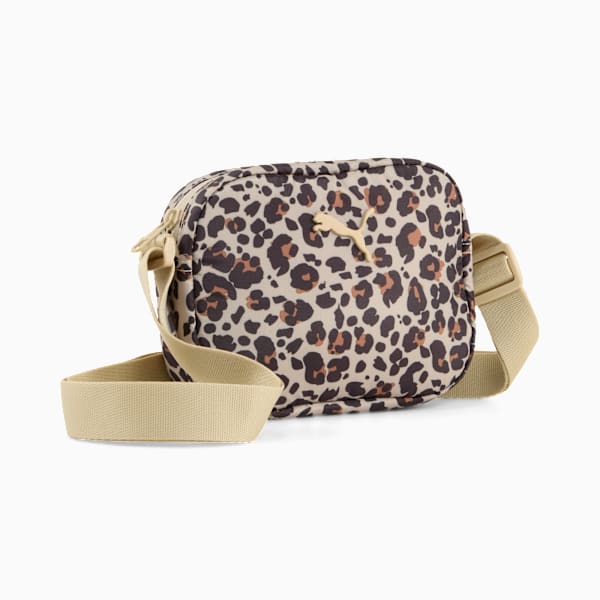 Pop 1L Crossbody Bag Women, Toasted Almond-Animal AOP, large-ZAF