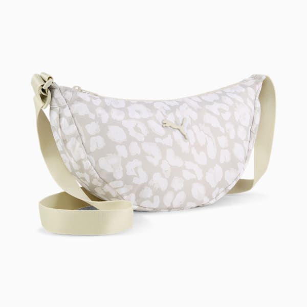 Pop 3L Half Moon Bag Women, Desert Dust-Animal AOP, large-ZAF