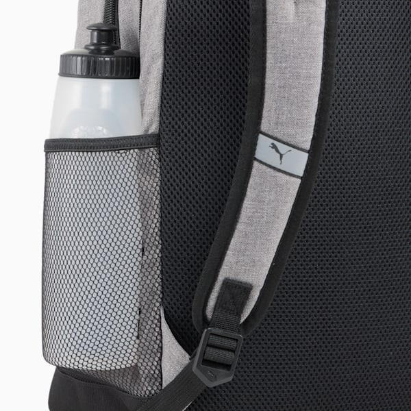 PUMA Buzz Heather 28L Backpack, Medium Gray Heather, large-ZAF