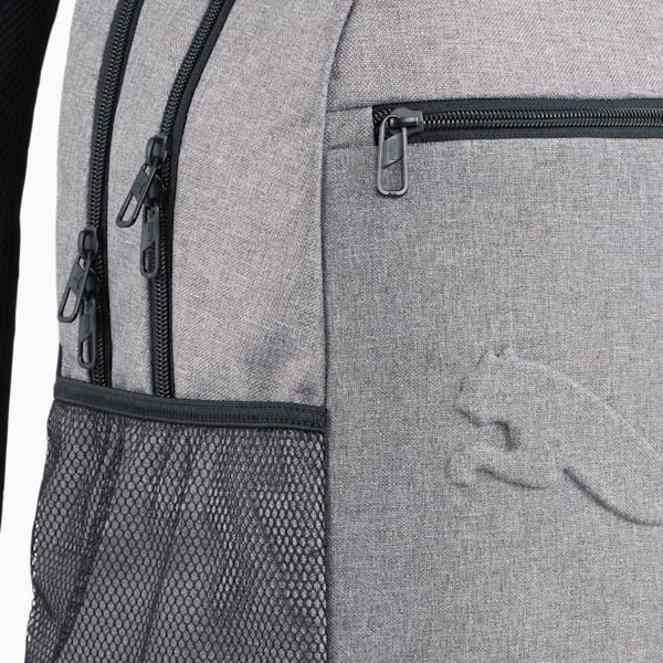 PUMA Buzz Heather 28L Backpack, Medium Gray Heather, large-ZAF