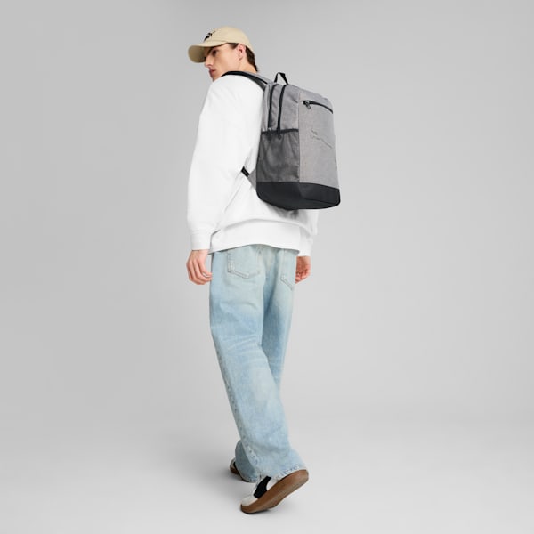 Mochila PUMA Buzz Heather 28L, Medium Gray Heather, large-MEX