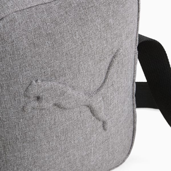PUMA Buzz Heather Portable Bag, Medium Gray Heather, large-ZAF