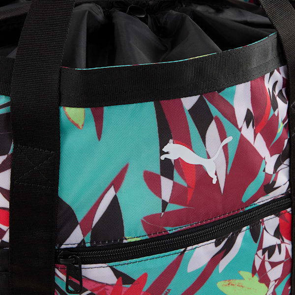 AT Essentials TROPICAL Tote Youth, PUMA Black-Wander Rush, large-ZAF