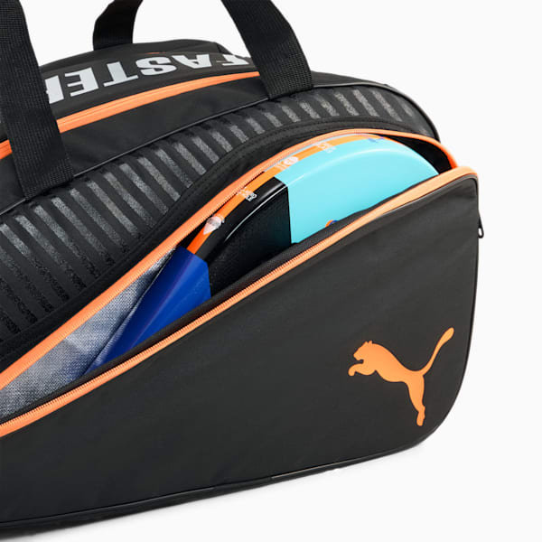 NOVA ELITE Small 73L Padel Bag, PUMA Black-PUMA White-Heat Fire, large-ZAF