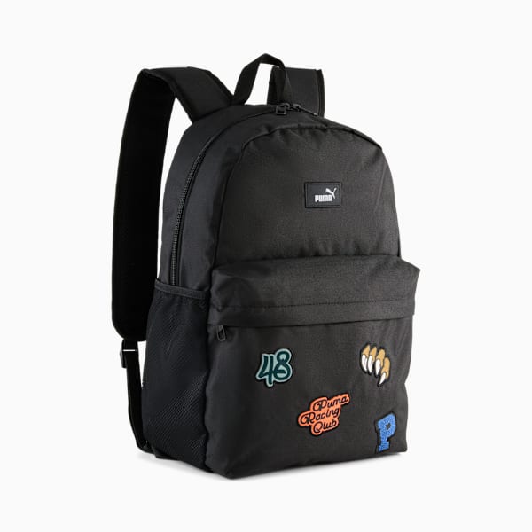 Phase Patch 20L Backpack Youth, PUMA Black, large-ZAF
