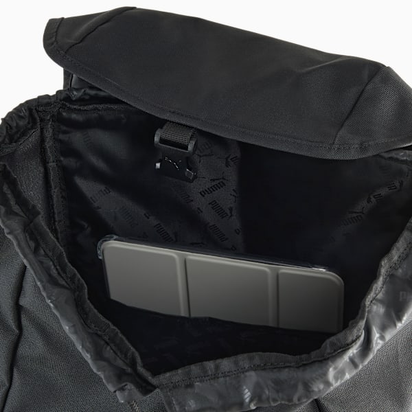 Phase Hooded 20L Backpack Youth, PUMA Black, large-ZAF
