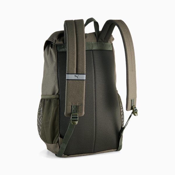 Phase Hooded 20L Backpack Youth, Dark Olive-Glowing Red, large-ZAF