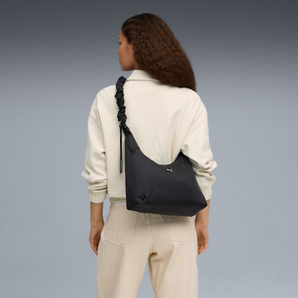 Slouchy 5L Hobo Bag, PUMA Black, large-ZAF