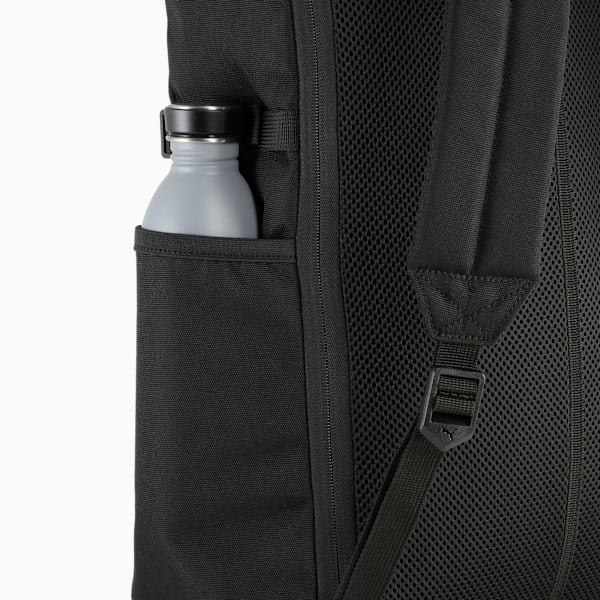 Essentials 20L Roll-Top Backpack Youth, PUMA Black, large-ZAF