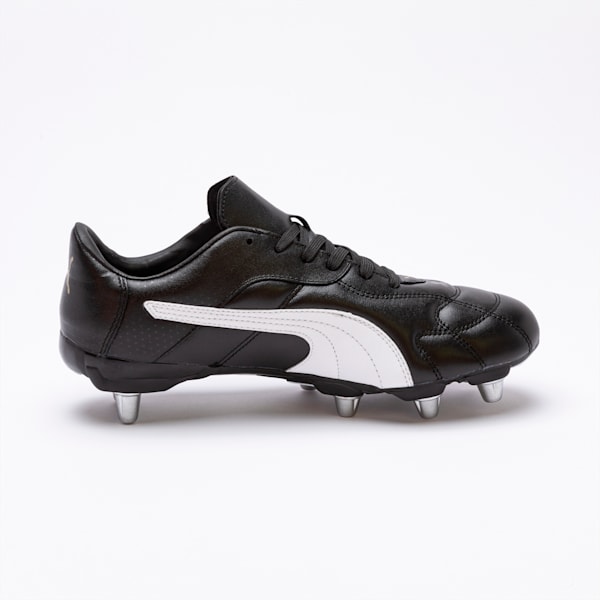 Botines Borussia H8 de Rugby, Puma Black-Puma White-Gold, large-ARG