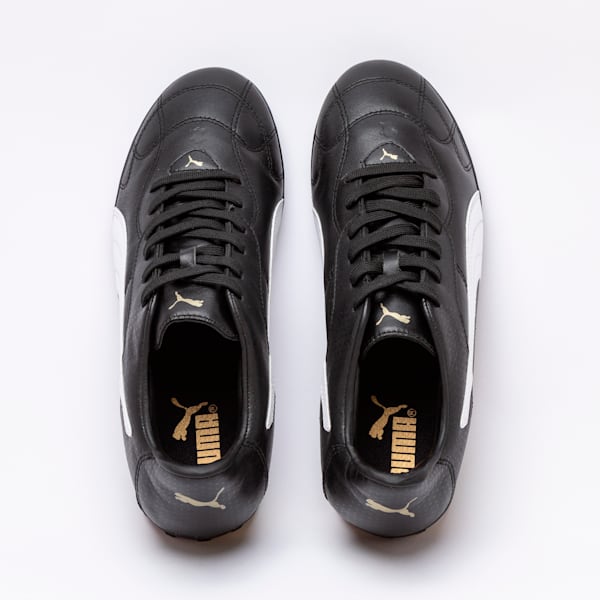Botines de futsal Borussia TT, Puma Black-Puma White-Gold, large-ARG
