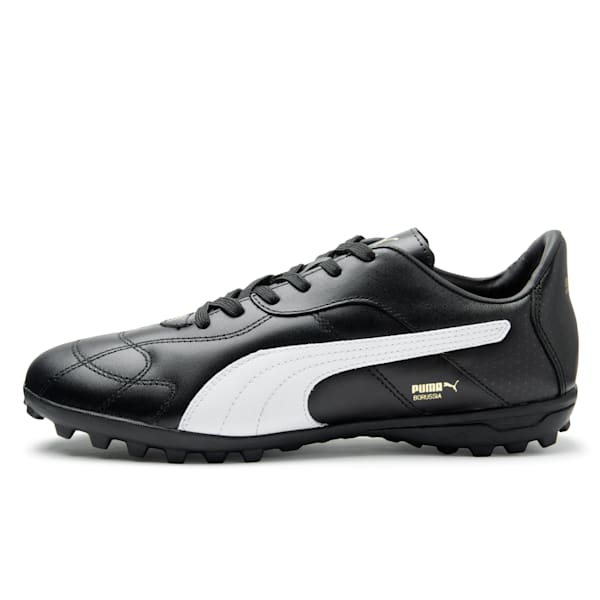 Botines de futsal Borussia TT, Puma Black-Puma White-Gold, large-ARG