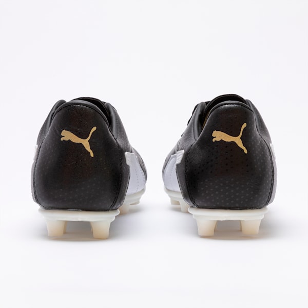 Botines de Fútbol Borussia FG, Puma Black-Puma White-Gold, large-ARG