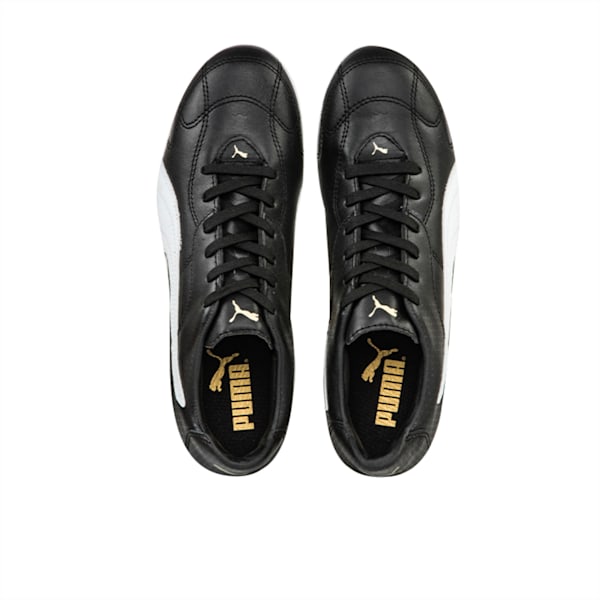 Botines de Fútbol Borussia FG, Puma Black-Puma White-Gold, large-ARG