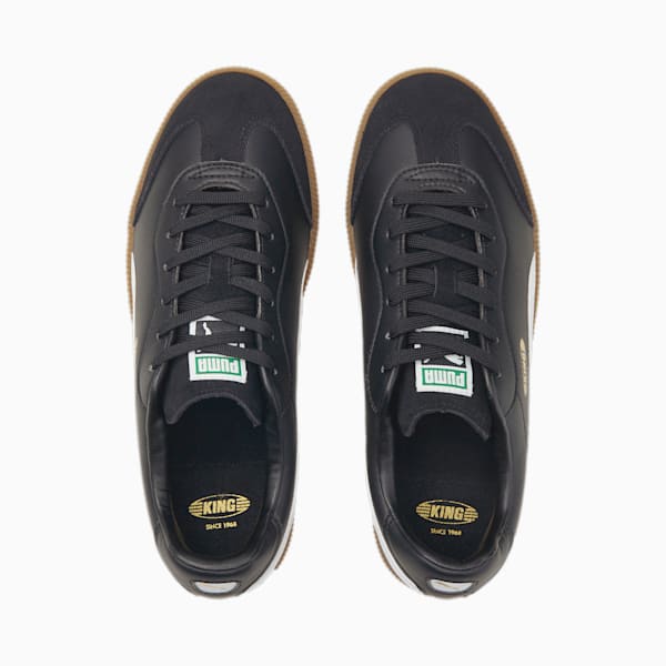 KING 21 IT Football Boots Unisex, Puma Black-Puma White-Gum, large-ZAF