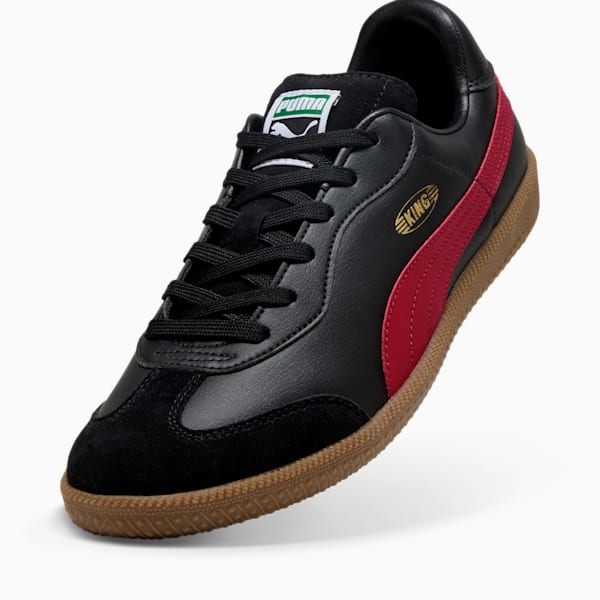 KING 21 IT Football Boots, PUMA Black-Dark Crimson, large-MEX