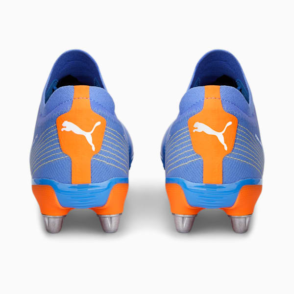 Avant Pro Men's Rugby Boots, Blue Glimmer-PUMA White-Ultra Orange, large-ZAF
