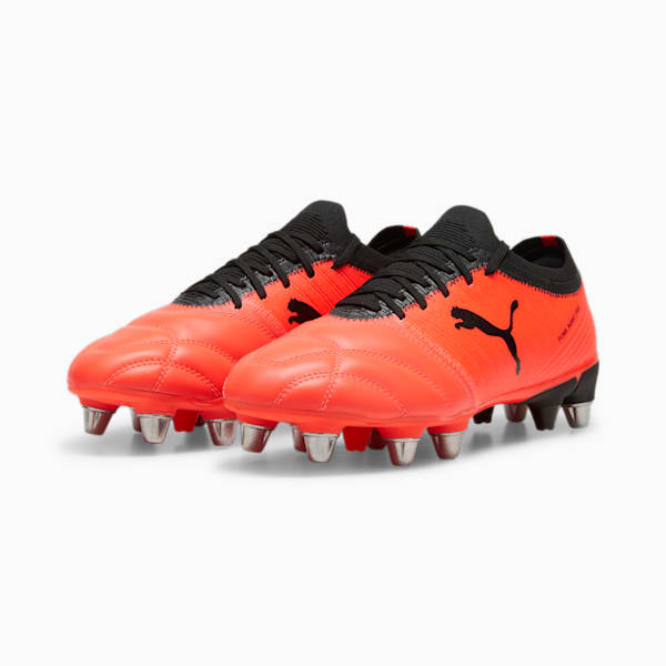 Avant Pro Men's Rugby Boots, Nrgy Red-PUMA Black, large-ZAF